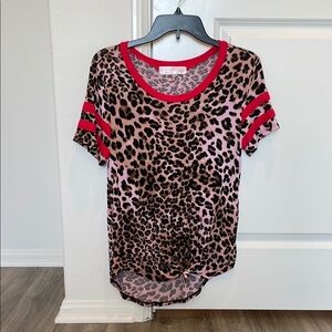 NOBO No Boundaries animal print top